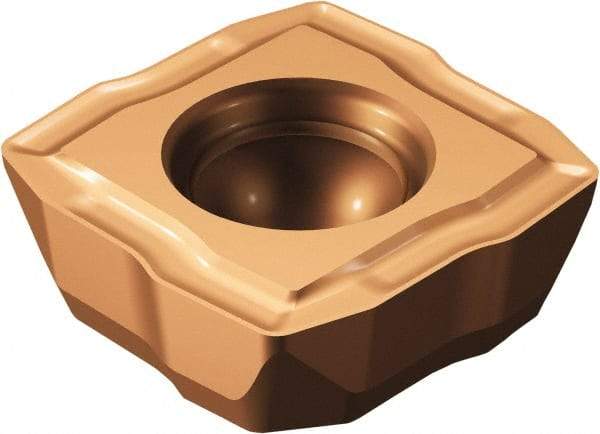 Sandvik Coromant - 88005C GM Grade 1044 Carbide Indexable Drill Insert - TiAlN Finish, Square, 8.4mm Inscribed Circle - Benchmark Tooling