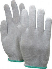 PRO-SAFE - Size S (7) Electrostatic Dissipative (ESD) Fiber Yarns General Protection Work Gloves - For Static Control, Uncoated, Knit Wrist Cuff, Full Fingered, Gray, Paired - Benchmark Tooling