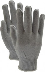 PRO-SAFE - Size 2XL (11) Electrostatic Dissipative (ESD) Fiber Yarns General Protection Work Gloves - For Static Control, Uncoated, Knit Wrist Cuff, Full Fingered, Gray, Paired - Benchmark Tooling