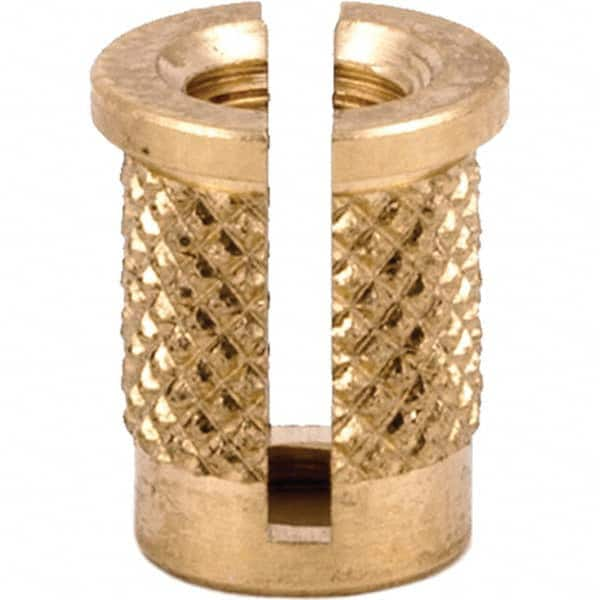 E-Z LOK - Press Fit Threaded Inserts Type: Flanged For Material Type: Plastic - Benchmark Tooling