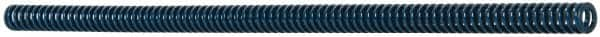 Dayton Lamina - 1/2" Hole Diam, 9/32" Rod Diam, 12" Free Length, Blue Die Spring - 1.24 Lb Max Deflection, 4.5" Max Deflection, Medium Duty, Chromium Vanadium Steel - Benchmark Tooling