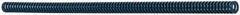 Dayton Lamina - 1/2" Hole Diam, 9/32" Rod Diam, 12" Free Length, Blue Die Spring - 1.24 Lb Max Deflection, 4.5" Max Deflection, Medium Duty, Chromium Vanadium Steel - Benchmark Tooling