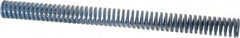 Dayton Lamina - 1" Hole Diam, 1/2" Rod Diam, 12" Free Length, Blue Die Spring - 6 Lb Max Deflection, 4.5" Max Deflection, Medium Duty, Chromium Vanadium Steel - Benchmark Tooling