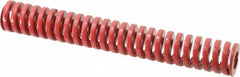 Dayton Lamina - 1" Hole Diam, 1/2" Rod Diam, 7" Free Length, Red Die Spring - 23.5 Lb Max Deflection, 2.1" Max Deflection, Heavy Duty, Chromium Vanadium Steel - Benchmark Tooling