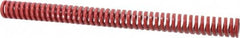 Dayton Lamina - 1" Hole Diam, 1/2" Rod Diam, 12" Free Length, Red Die Spring - 13.8 Lb Max Deflection, 3.6" Max Deflection, Heavy Duty, Chromium Vanadium Steel - Benchmark Tooling