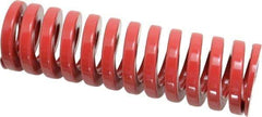 Dayton Lamina - 1-1/2" Hole Diam, 3/4" Rod Diam, 5" Free Length, Red Die Spring - 71.5 Lb Max Deflection, 1.5" Max Deflection, Heavy Duty, Chromium Vanadium Steel - Benchmark Tooling