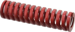 Dayton Lamina - 1-1/2" Hole Diam, 3/4" Rod Diam, 5-1/2" Free Length, Red Die Spring - 64.3 Lb Max Deflection, 1.65" Max Deflection, Heavy Duty, Chromium Vanadium Steel - Benchmark Tooling