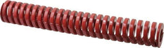 Dayton Lamina - 1-1/2" Hole Diam, 3/4" Rod Diam, 10" Free Length, Red Die Spring - 34.6 Lb Max Deflection, 3" Max Deflection, Heavy Duty, Chromium Vanadium Steel - Benchmark Tooling