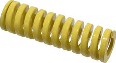 Dayton Lamina - 1-1/2" Hole Diam, 3/4" Rod Diam, 5" Free Length, Yellow Die Spring - 108 Lb Max Deflection, 1.25" Max Deflection, Extra Heavy Duty, Chromium Vanadium Steel - Benchmark Tooling