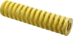 Dayton Lamina - 2" Hole Diam, 1" Rod Diam, 8" Free Length, Yellow Die Spring - 106 Lb Max Deflection, 2" Max Deflection, Extra Heavy Duty, Chromium Vanadium Steel - Benchmark Tooling