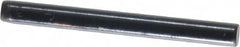 Holo-Krome - 1/8" Diam x 1-1/4" Pin Length Grade 8 Alloy Steel Standard Dowel Pin - Black Luster Finish, C 47-58 & C 60 (Surface) Hardness, 1 Beveled & 1 Rounded End - Benchmark Tooling