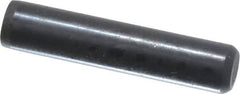 Holo-Krome - 3/16" Diam x 7/8" Pin Length Grade 8 Alloy Steel Standard Dowel Pin - Black Luster Finish, C 47-58 & C 60 (Surface) Hardness, 1 Beveled & 1 Rounded End - Benchmark Tooling