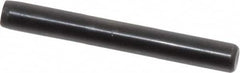 Holo-Krome - 3/16" Diam x 1-1/2" Pin Length Grade 8 Alloy Steel Standard Dowel Pin - Black Luster Finish, C 47-58 & C 60 (Surface) Hardness, 1 Beveled & 1 Rounded End - Benchmark Tooling