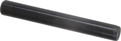 Holo-Krome - 1/4" Diam x 2" Pin Length Grade 8 Alloy Steel Standard Dowel Pin - Black Luster Finish, C 47-58 & C 60 (Surface) Hardness, 1 Beveled & 1 Rounded End - Benchmark Tooling