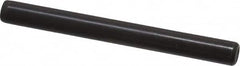 Holo-Krome - 1/4" Diam x 2-1/2" Pin Length Grade 8 Alloy Steel Standard Dowel Pin - Black Luster Finish, C 47-58 & C 60 (Surface) Hardness, 1 Beveled & 1 Rounded End - Benchmark Tooling