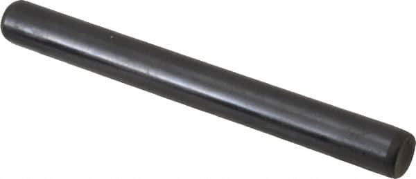 Holo-Krome - 5/16" Diam x 3" Pin Length Grade 8 Alloy Steel Standard Dowel Pin - Black Luster Finish, C 47-58 & C 60 (Surface) Hardness, 1 Beveled & 1 Rounded End - Benchmark Tooling