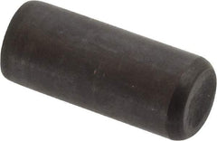 Holo-Krome - 3/8" Diam x 7/8" Pin Length Grade 8 Alloy Steel Standard Dowel Pin - Black Luster Finish, C 47-58 & C 60 (Surface) Hardness, 1 Beveled & 1 Rounded End - Benchmark Tooling