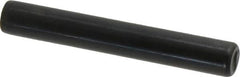 Holo-Krome - 7/16" Diam x 3" Pin Length Grade 8 Alloy Steel Standard Dowel Pin - Black Luster Finish, C 47-58 & C 60 (Surface) Hardness, 1 Beveled & 1 Rounded End - Benchmark Tooling