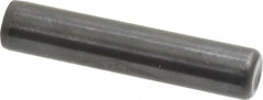 Holo-Krome - 1/2" Diam x 2-1/2" Pin Length Grade 8 Alloy Steel Standard Dowel Pin - Black Luster Finish, C 47-58 & C 60 (Surface) Hardness, 1 Beveled & 1 Rounded End - Benchmark Tooling