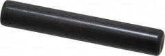 Holo-Krome - 1/2" Diam x 3" Pin Length Grade 8 Alloy Steel Standard Dowel Pin - Black Luster Finish, C 47-58 & C 60 (Surface) Hardness, 1 Beveled & 1 Rounded End - Benchmark Tooling