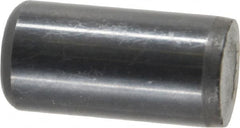 Holo-Krome - 5/8" Diam x 1-1/4" Pin Length Grade 8 Alloy Steel Standard Dowel Pin - Black Luster Finish, C 47-58 & C 60 (Surface) Hardness, 1 Beveled & 1 Rounded End - Benchmark Tooling