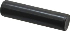 Holo-Krome - 5/8" Diam x 2-1/2" Pin Length Grade 8 Alloy Steel Standard Dowel Pin - Black Luster Finish, C 47-58 & C 60 (Surface) Hardness, 1 Beveled & 1 Rounded End - Benchmark Tooling