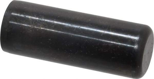 Holo-Krome - 3/4" Diam x 2" Pin Length Grade 8 Alloy Steel Standard Dowel Pin - Black Luster Finish, C 47-58 & C 60 (Surface) Hardness, 1 Beveled & 1 Rounded End - Benchmark Tooling