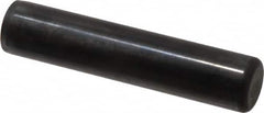 Holo-Krome - 3/4" Diam x 3-1/2" Pin Length Grade 8 Alloy Steel Standard Dowel Pin - Black Luster Finish, C 47-58 & C 60 (Surface) Hardness, 1 Beveled & 1 Rounded End - Benchmark Tooling