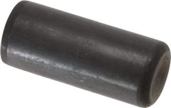 Holo-Krome - 7/8" Diam x 2" Pin Length Grade 8 Alloy Steel Standard Dowel Pin - Black Luster Finish, C 47-58 & C 60 (Surface) Hardness, 1 Beveled & 1 Rounded End - Benchmark Tooling