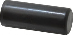 Holo-Krome - 1" Diam x 2-1/2" Pin Length Grade 8 Alloy Steel Standard Dowel Pin - Black Luster Finish, C 47-58 & C 60 (Surface) Hardness, 1 Beveled & 1 Rounded End - Benchmark Tooling