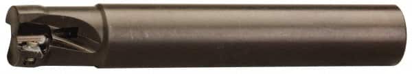Seco - 1-1/2" Cut Diam, 0.43" Max Depth of Cut, 1-1/4" Shank Diam, Indexable Plunge End Mill - Weldon Shank, SCET 1206 Insert Style, R217.79-12A Toolholder Style, Through Coolant - Benchmark Tooling