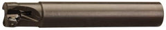 Seco - 1-1/2" Cut Diam, 0.43" Max Depth of Cut, 1-1/4" Shank Diam, Indexable Plunge End Mill - Weldon Shank, SCET 1206 Insert Style, R217.79-12A Toolholder Style, Through Coolant - Benchmark Tooling