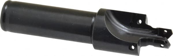 Allied Machine and Engineering - IS0 11926-1, SAE J1926-1/MS-16142 Standard, 7/16-20" Thread, 4 Tube Dash Number, 12° Porting Angle, 0.386" Pilot Diam, 5/8" Shank Diam, Indexable Spade Blade Insert Porting Tool - 2 Porting Inserts, 3.402" Overall Length - Benchmark Tooling