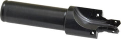 Allied Machine and Engineering - IS0 11926-1, SAE J1926-1/MS-16142 Standard, 7/16-20" Thread, 4 Tube Dash Number, 12° Porting Angle, 0.386" Pilot Diam, 5/8" Shank Diam, Indexable Spade Blade Insert Porting Tool - 2 Porting Inserts, 3.402" Overall Length - Benchmark Tooling