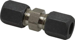 Made in USA - 3/8" OD, Grade 316Stainless Steel Union - -75 to 750°F, 5/8" Hex, Comp x Comp Ends - Benchmark Tooling