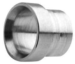 Made in USA - 1" Tube OD, 37° Stainless Steel Flared Tube Sleeve - Unthreaded Flare Ends - Benchmark Tooling