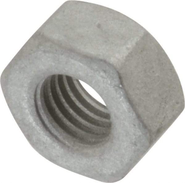 Armor Coat - 1/4-28 UNF Steel Right Hand Hex Nut - 7/16" Across Flats, 7/32" High, Armor Coat Finish - Benchmark Tooling