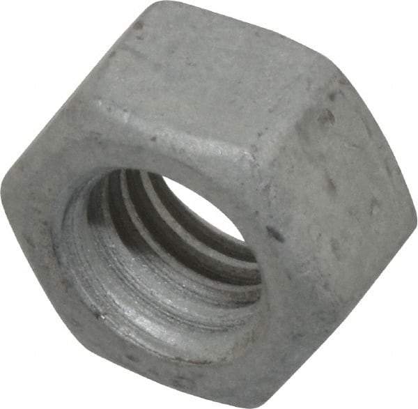 Armor Coat - 3/8-16 UNC Steel Right Hand Hex Nut - 9/16" Across Flats, 21/64" High, Armor Coat Finish - Benchmark Tooling