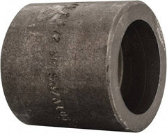 Made in USA - Size 3/4 x 1/2", Class 3,000, Forged Carbon Steel Black Pipe Reducing Coupling - 3,000 psi, Socket Weld End Connection - Benchmark Tooling