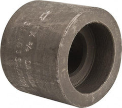 Made in USA - Size 1 x 3/4", Class 3,000, Forged Carbon Steel Black Pipe Reducing Coupling - 3,000 psi, Socket Weld End Connection - Benchmark Tooling