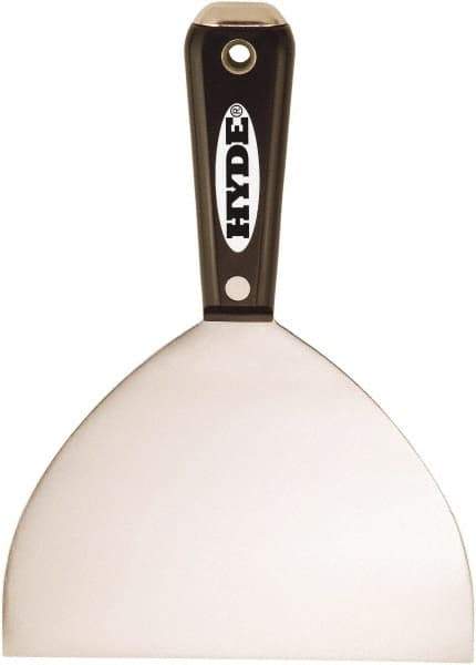 Hyde Tools - 6" Wide Flexible Blade Stainless Steel Joint Knife - Flexible, Nylon Handle - Benchmark Tooling