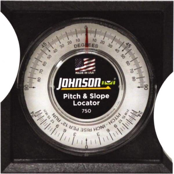 Johnson Level & Tool - (4) 90° Measuring Range, Protractor - Accuracy Up to 0.30° - Benchmark Tooling