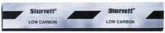 Starrett - 24 x 3-1/2 x 1/16 Inch, Type C1010, Low Carbon Steel Flat Stock - + 0.625 Inch Long Tolerance, + 0.000-0.005 Inch Wide Tolerance, +/- 0.001 Inch Thickness and Square Tolerance - Benchmark Tooling