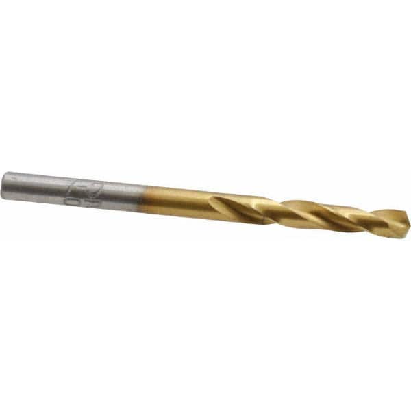 Chicago-Latrobe - #28 135° Spiral Flute High Speed Steel Screw Machine Drill Bit - Benchmark Tooling