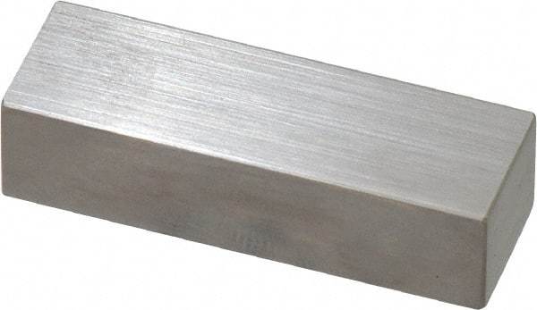 Mitutoyo - 0.45" Rectangular Steel Gage Block - Accuracy Grade AS-1, Includes Certificate of Inspection - Benchmark Tooling