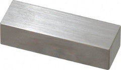 Mitutoyo - 0.45" Rectangular Steel Gage Block - Accuracy Grade AS-1, Includes Certificate of Inspection - Benchmark Tooling