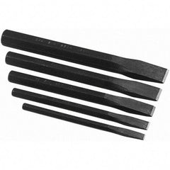 SK - Chisel Sets - 5PC 1/4-3/4" FLAT CHISEL SET - Benchmark Tooling