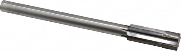 Made in USA - 0.7841 to 0.816" Diam, 5/8" Diam Shank, 2-1/2" Flute, Semi Finish Semi Ground Chucking Reamer - Benchmark Tooling