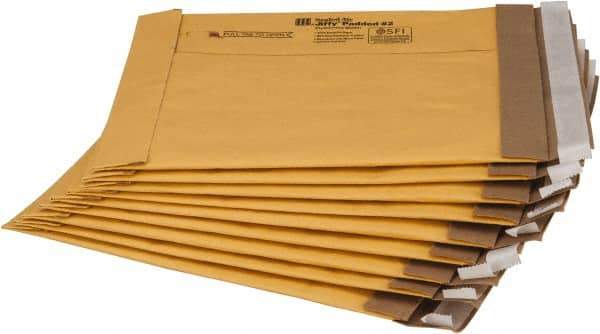 Made in USA - 12" Long x 8-1/2" Wide Peel-Off Self-Seal Jiffy Padded Mailer - Benchmark Tooling