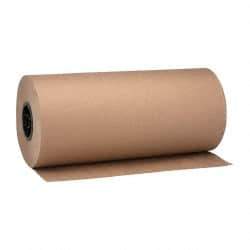 Made in USA - 900' Long x 18" Wide Roll of Recycled Kraft Paper - 8-1/2" OD, 40 Lb Paper Weight, 20 Lb per Roll - Benchmark Tooling